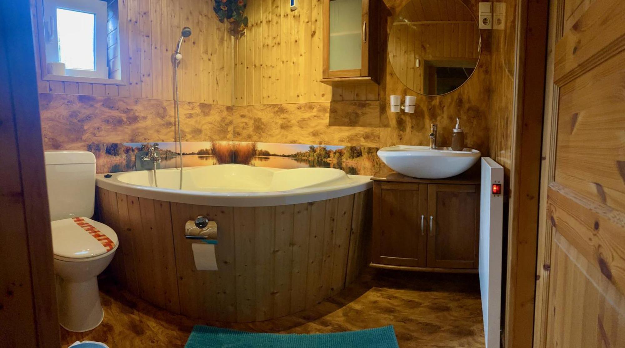 Norwegisches Holzhaus Villa Neuruppin Bagian luar foto