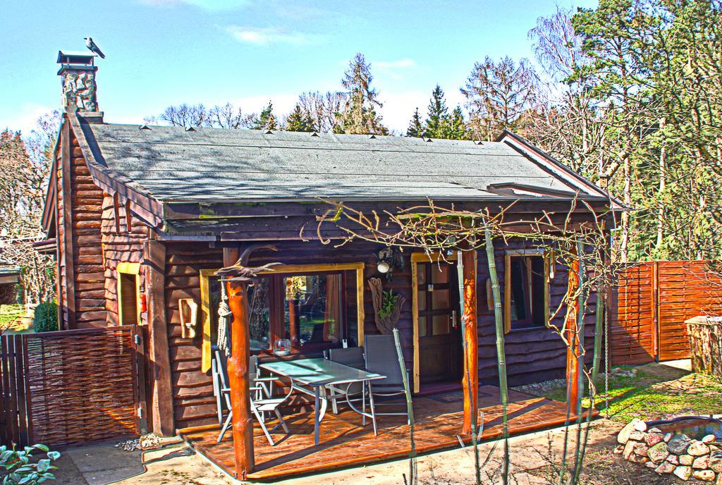 Norwegisches Holzhaus Villa Neuruppin Bagian luar foto