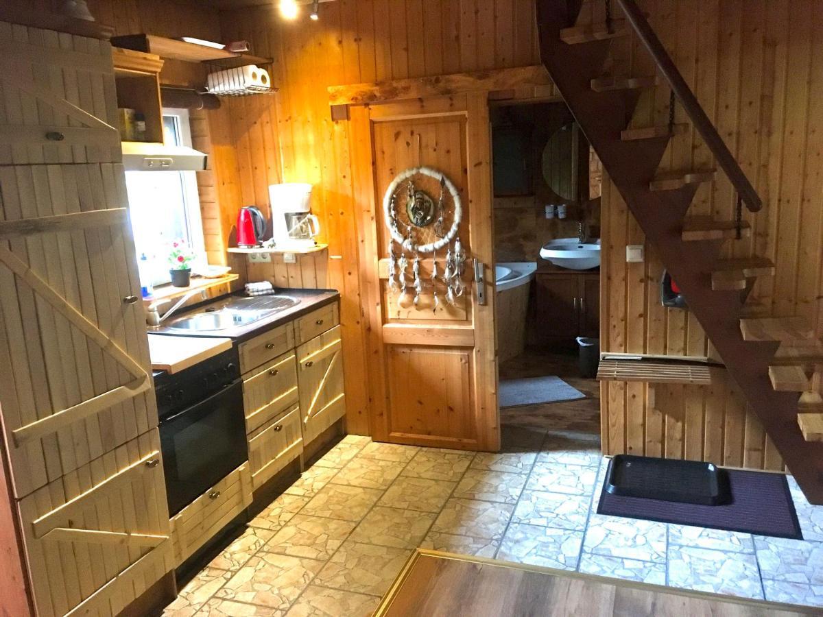 Norwegisches Holzhaus Villa Neuruppin Bagian luar foto